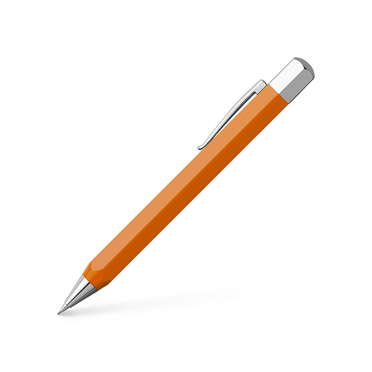 Creion mecanic de lux 0.7mm corp portocaliu, FABER-CASTELL Ondoro