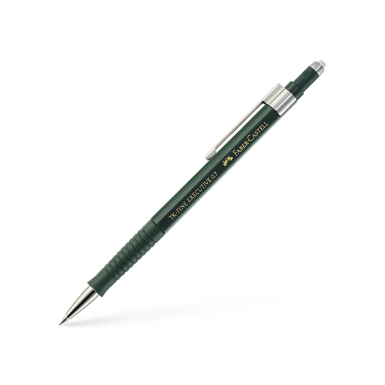 Creion mecanic 0.7mm corp verde, FABER-CASTELL TK-Fine Executive