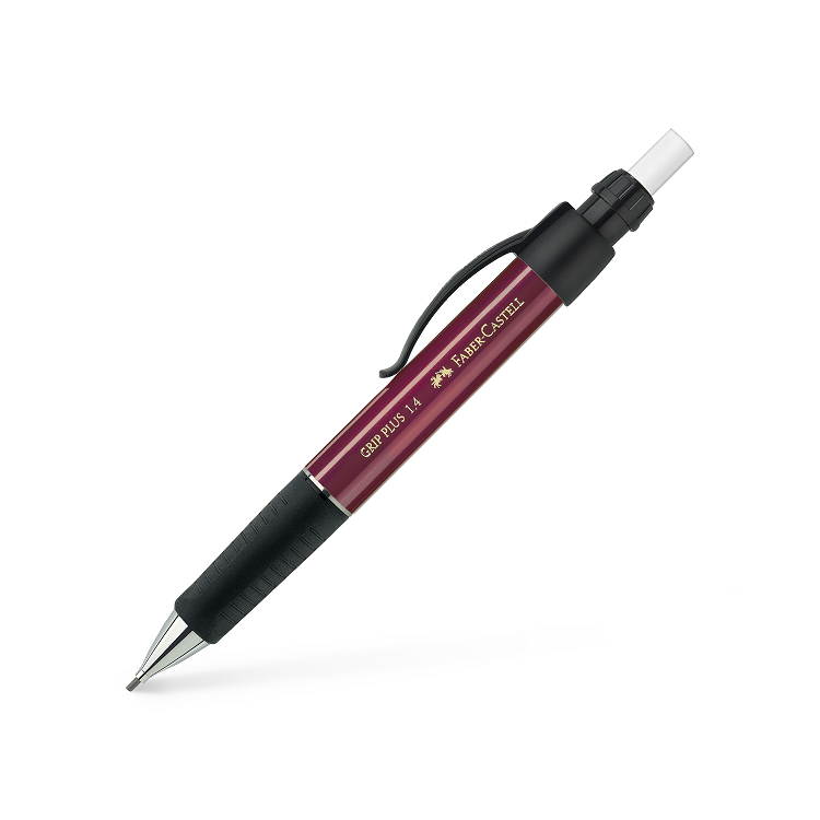 Creion mecanic 1.4mm corp rosu, FABER-CASTELL Grip Plus 1314