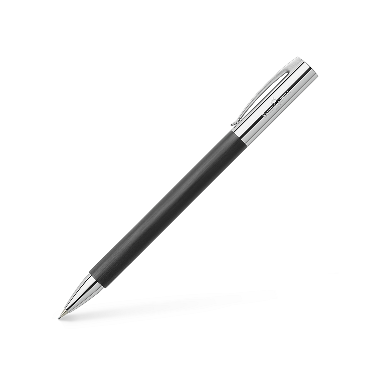Creion mecanic de lux 0.7mm corp negru, FABER-CASTELL Ambition Precious Resin