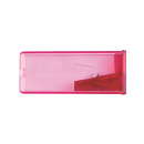 Ascutitoare plastic simpla cu container culori fluorescente, FABER-CASTELL