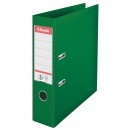 Biblioraft dublu plastifiat 7.5cm verde, ESSELTE Standard