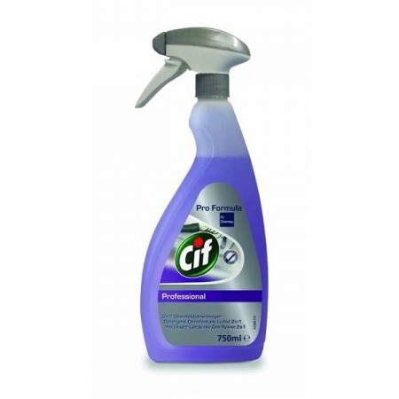 Detergent dezinfectant lichid 2in1 750ml, CIF Professional