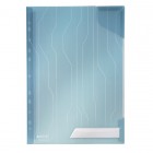 Folie/Mapa protectie documente A4 200mic albastra transparent 3 buc/set, LEITZ Combifile