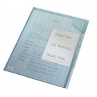 Folie/Mapa protectie documente A4 cu 3 separatoare 200mic albastra transparent 3 buc/set, LEITZ Combifile Jumbo