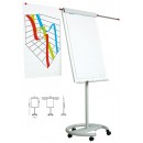 Flipchart magnetic 105x70cm cu brate laterale si rotile, SMIT Vario