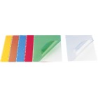 Coperta indosariere plastic verde transparent 200mic A4 100 buc/top, OPUS