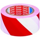 Banda adeziva pentru marcare 50mm x 33m rosu/alb, TESA