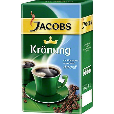 Cafea macinata decofeinizata 250 g/punga, JACOBS