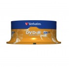 DVD-R 4.7Gb 16x 25 buc/cut, VERBATIM Matt Silver