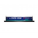 DVD-RW 4.7Gb 4x 10 buc/cut, VERBATIM Matt Silver