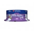 DVD+R 8.5Gb 8x double layer 25 buc/cut, VERBATIM Wide Printable